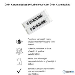 Ürün Koruma Etiketi Dr Label 5000 Adet Ürün Alarm Etiketi Ürün Koruma Etiketi Dr Label 5000 Adet Ürün Alarm Etiketi