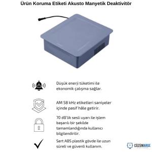 Ürün Koruma Etiketi Akusto Manyetik Deaktivitör Ürün Koruma Etiketi Akusto Manyetik Deaktivitör