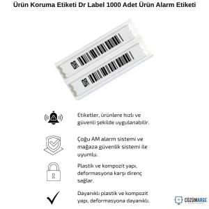 Ürün Koruma Etiketi Dr Label 1000 Adet Ürün Alarm Etiketi Ürün Koruma Etiketi Dr Label 1000 Adet Ürün Alarm Etiketi