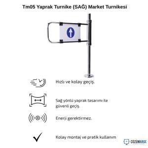 Tm05 Yaprak Turnike (SAĞ) Market Turnikesi Tm05 Yaprak Turnike (SAĞ) Market Turnikesi