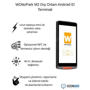 WOttoPark M2 Dış Ortam Android El Terminali WOttoPark M2 Dış Ortam Android El Terminali