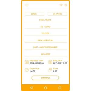 WOttoPark Android Otopark Ve Vale Sistemi Elterminali ve Yazılımı Kullanımı-10 WOttoPark Android Otopark Ve Vale Sistemi Elterminali ve Yazılımı 