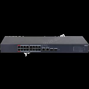 DAHUA CS4218-16ET-240 16 PORT 16XFE-2XGE-2XGE/SFP YÖNETİLEBİLİR 240W POE SWİTCH Res2