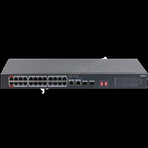 DAHUA S3226-24ET-240 24 PORT 24XFE-2XGE-2X1GE/SFP 240W POE SWİTCH Res2