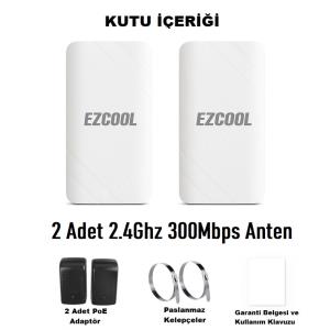 EZCOOL EZ-W240AN DIŞ ORTAM (2.4GHz 300Mbps 1KM) ACCESS POİNT Res2