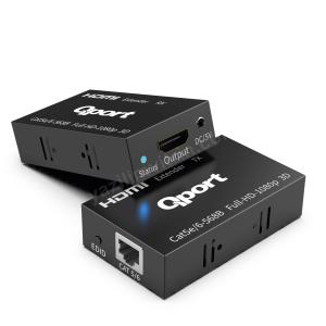 QPORT Q-HEX3 HDMI EXTENDER CAT6 60M 2 LI PAKET Res3