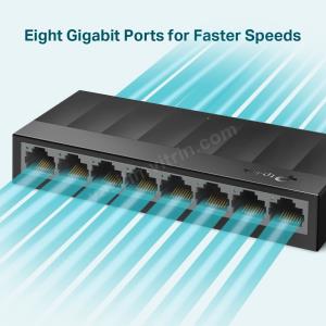 TP-LINK LS1008G 8PORT 10/100/1000 YÖNETİLEMEZ SWITCH Res3