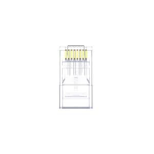UNITEK CAT6 RJ45 MODULER 100'LÜ KONNEKTÖR (Y-OT19TP) Res3