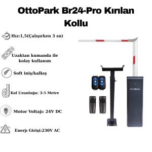 OttoPark Br24-Pro kırılan kollu otomatik otopark bariyeri; düşük tavanlı kapalı otoparklar için ideal, uzaktan kumandalı, 24V DC motorlu, 3-5 m kol uzunluklu güvenli çözüm. , OttoParkOtoparkGirişi , KırılanKolluBariyerKapalıOtopark , OtomatikBariyerSiteGirişi , Br24ProDüşükTavan , UzaktanKumandalıBariyerOtopark , 24VDCBariyerSistemi , SoftİnişKalkışBariyer , 3_5MetreKolluBariyer
