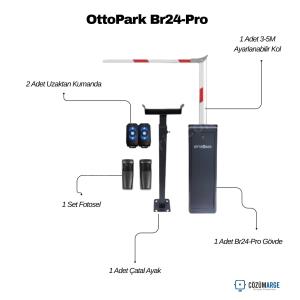 OttoPark Br24-Pro kırılan kollu otomatik bariyer, özellikle tavan yüksekliği kısıtlı olan kapalı otoparklar ve yeraltı garajları için mükemmel bir çözüm sunar. Özel eklemli kol mekanizması sayesinde bariyer açılırken kol kırılarak tavana çarpma riskini ortadan kaldırır ve dar alanlarda maksimum verimle çalışır. Dayanıklı motor yapısı ve yoğun kullanıma uygun tasarımıyla kesintisiz performans sağlarken, aynı gün kargo avantajı ve kurulum aşamasındaki uzaktan teknik destek hizmetimizle işlerinizi kolaylaştırır. Estetik ve güvenliği bir araya getiren bu sistem, en zorlu mimari alanlarda bile geçiş kontrolünü profesyonelce yönetmenize imkan tanır. , OttoPark , KırılanKolluBariyer , OtoparkBariyeri , Br24Pro , DüşükTavanÇözümleri