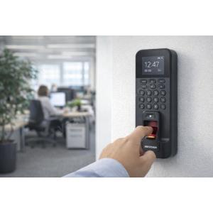 Hikvision Parmak İzi Erişim Kontrol Terminali Görseli Hikvision Parmak İzi Erişim Kontrol Terminali