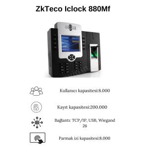 ZkTeco Iclock 880Mf Mifare Parmak İzi Okuma Cihazı Özellikleri ZkTeco Iclock 880Mf Mifare Parmak İzi Okuma Cihazı