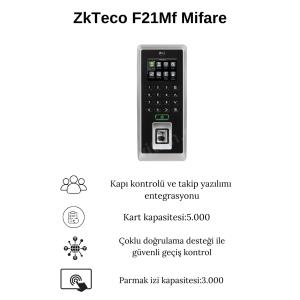 ZkTeco F21Mf Mifare Parmak İzi Okuma Cihazı Özellikleri ZkTeco F21Mf Mifare Parmak İzi Okuma Cihazı