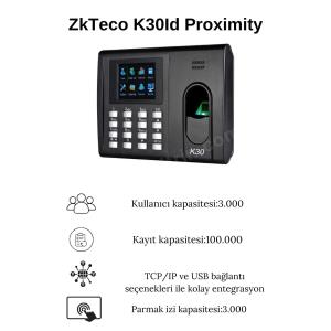 ZkTeco K30Id Proximity Parmak İzi Okuma Cihazı Özellikleri ZkTeco K30Id Proximity Parmak İzi Okuma Cihazı