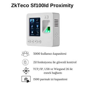 ZkTeco Sf100Id Proximity Parmak İzi Okuma Cihazı Özellikleri ZkTeco Sf100Id Proximity Parmak İzi Okuma Cihazı