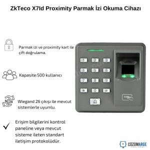 ZkTeco X7Id Proximity Parmak İzi Okuma Cihazı ZkTeco X7Id Proximity Parmak İzi Okuma Cihazı