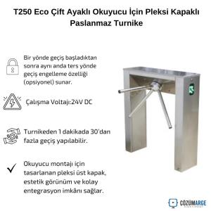 T250 Eco Çift Ayaklı Okuyucu İçin Pleksi Kapaklı Paslanmaz TurnikeT250 Eco Çift Ayaklı Okuyucu İçin Pleksi Kapaklı Paslanmaz Turnike T250 Eco Çift Ayaklı Okuyucu İçin Pleksi Kapaklı Paslanmaz Turnike
