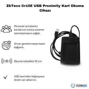 ZkTeco Cr10E USB Proximity Kart Okuma Cihazı ZkTeco Cr10E USB Proximity Kart Okuma Cihazı