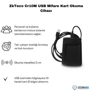 ZkTeco Cr10M USB Mifare Kart Okuma Cihazı ZkTeco Cr10M USB Mifare Kart Okuma Cihazı