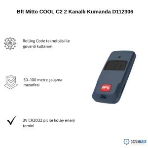 Bft Mitto COOL C2 2 Kanallı Kumanda D112306 Bft Mitto COOL C2 2 Kanallı Kumanda D112306