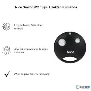 Nice Smilo SM2 Tuşlu Uzaktan Kumanda Nice Smilo SM2 Tuşlu Uzaktan Kumanda