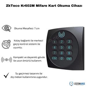 ZkTeco Kr602M Mifare Kart Okuma Cihazı ZkTeco Kr602M Mifare Kart Okuma Cihazı