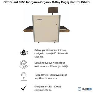 OttoGuard 6550 Inorganik-Organik X-Ray Bagaj Kontrol Cihazı OttoGuard 6550 Inorganik-Organik X-Ray Bagaj Kontrol Cihazı