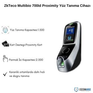 ZkTeco Multibio 700Id Proximity Yüz Tanıma Cihazı ZkTeco Multibio 700Id Proximity Yüz Tanıma Cihazı