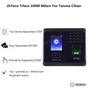 ZkTeco Trface 100Mf Mifare Yüz Tanıma Cihazı ZkTeco Trface 100Mf Mifare Yüz Tanıma Cihazı