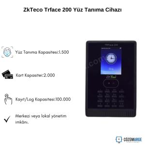 ZkTeco Trface 200 Yüz Tanıma Cihazı ZkTeco Trface 200 Yüz Tanıma Cihazı